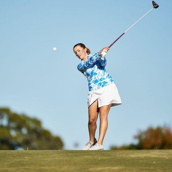 New Lady Hagen Women's Knit Wrap 16.5'' Golf Skort - Picture 6 of 6